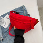 Riñonera Deportiva Unisex de Lona - Bolsa Pechera Urbana Moderna