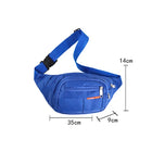 Riñonera Deportiva Impermeable de Nylon Multicolor para Viajes