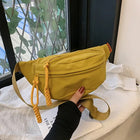 Riñonera Deportiva Unisex de Nylon Grande - Bolso Cintura Urbano