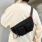 Riñonera Deportiva Hombre Y2K Grande Impermeable con Múltiples Compartimentos