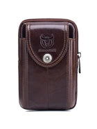 Riñonera Deportiva de Cuero para Hombre - Bolso Pequeño y Práctico