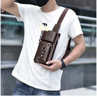 Riñonera Deportiva Hombre Cuero - Bolsa Cintura Elegante y Práctica