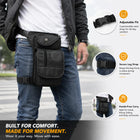 Riñonera de Pierna para Moto y Motoristas - Bolso Lateral Ajustable