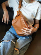 Riñonera de Cuero para Mujer - Bolso de Cintura de Lujo y Moda