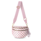 Riñonera de Cintura para Mujer - Bolso Bandolera de Nylon Negro Casual