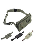 Riñonera Deportiva Impermeable con 4 Bolsillos - Nailon Resistente