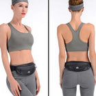 Riñonera Deportiva Ultrafina Impermeable con Doble Cremallera - Ajustable para Móvil, Viajes, Running y Yoga