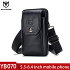 Riñonera de Cuero Genuino para Hombre - Bolsa de Cintura Pequeña