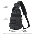 Riñonera Táctica para Hombre con Sistema MOLLE - Mochila de Camping Resistente