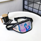 Riñonera Deportiva Impermeable Holográfica - Bolsa Transparente de PVC para Teléfono