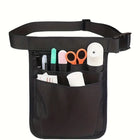 Riñonera de Enfermera de Tela Oxford - Organizador Multibolsillos para Peluqueros y Personal Clínico con Cinturón Ajustable