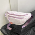 Riñonera Deportiva para Mujer - Bolsa de Cintura Nylon Ligera y Versátil, Diseño Simple para Estudiantes