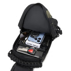 Riñonera Táctica para Hombre - Mochila Bandolera Sling MOLLE para Camping, Senderismo y Pesca