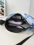 Riñonera Deportiva Ajustable con Estampado de Mariposa - Bolsa de Cintura para Correr