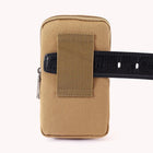 Riñonera Deportiva Hombre - Bolsa de Lona Impermeable con Cremallera para Viajes