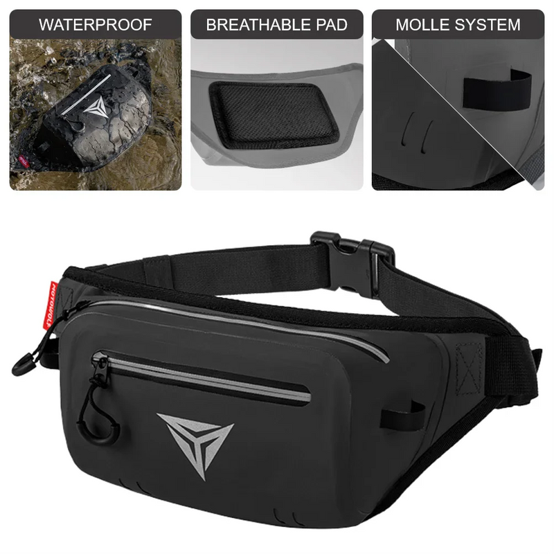 Riñonera de Pierna Impermeable para Moto y Motoristas - Bolso Lateral Ajustable