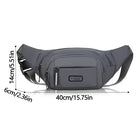 Riñonera Deportiva Hombre Multifuncional de Lona Impermeable