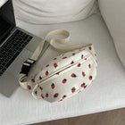 Riñonera Deportiva de Velluto para Mujer - Bolso Cintura Moderno y Casual