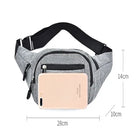 Riñonera Deportiva Impermeable de Nailon - Estilo Coreano, Multifuncional