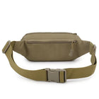 Riñonera Deportiva Hombre Impermeable Táctica Oxford - Bolsa de Cintura para Teléfono