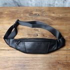 Riñonera de Cuero Genuino para Hombre - Bolso Multifuncional Natural