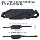 Riñonera Deportiva Unisex para Correr y Running - Cómoda y Ajustable
