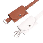 Riñonera Deportiva para Mujer - Bolso de Cintura de Piel Sintética con Compartimento para Teléfono