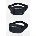 Riñonera Deportiva Impermeable Grande para Hombre y Mujer - Bolsa de Cintura Multifuncional