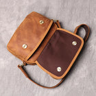 Riñonera de Cuero Vintage para Hombre - Bolso de Piel Elegante
