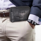 Riñonera Deportiva de Cuero para Hombre - Grande y Cómoda para Correr