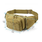 Riñonera Deportiva Hombre - Bolsa Táctica para Motociclistas, Montaña y Camping
