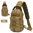 Riñonera Táctica para Hombre - Mochila Bandolera Sling MOLLE para Camping, Senderismo y Pesca