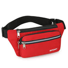 Riñonera Grande Unisex - Bolso Bandolera Casual de Cintura