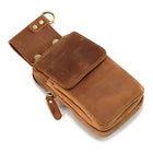 Riñonera Deportiva de Cuero para Hombre - Estilo Retro y Funcional