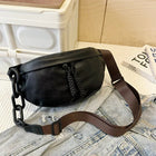 Riñonera de Cuero para Mujer - Bolso de Piel de Vestir Elegante