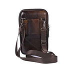 Riñonera Deportiva Retro Impermeable de Cuero para Hombre