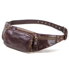 Riñonera de Cuero para Hombre - Bolso de Piel de Vestir Premium