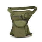 Riñonera de Pierna para Moto y Motoristas - Bolso Lateral Gris