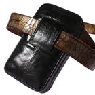 Riñonera Deportiva de Cuero Genuino Vintage para Hombre y Mujer