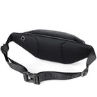 Riñonera de cuero multifuncional para hombre - Bolsa de cintura deportiva para viajes, running y trabajo
