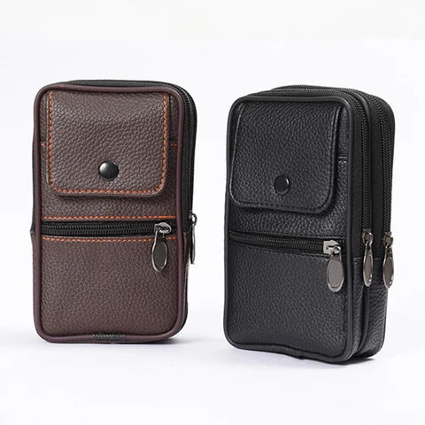 Riñonera Deportiva Multifuncional para Hombre - Bolsa de Cintura Impermeable para Teléfono, Camping y Caza