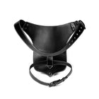 Riñonera Deportiva Unisex de Cuero Estilo Steampunk Rock - Bolso Bandolera para Moto y Uso Diario