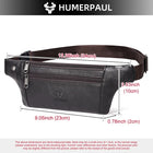 Riñonera Deportiva de Cuero Genuino - Bolsa Retro para Hombre