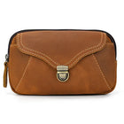 Riñonera Deportiva de Cuero Natural para Hombre y Mujer - Bolsa de Cintura Elegante