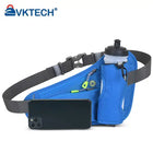 Riñonera Deportiva Grande Impermeable Multifuncional con Portabotellas para Correr y Ciclismo