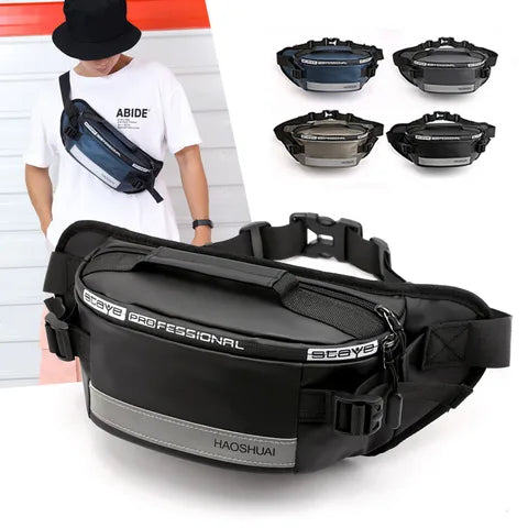 Riñonera Deportiva 2025 Grande Antirrobo para Hombre, Multifuncional de Nylon