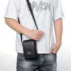 Riñonera Deportiva de Cuero para Hombre - Bolsa de Cintura Elegante