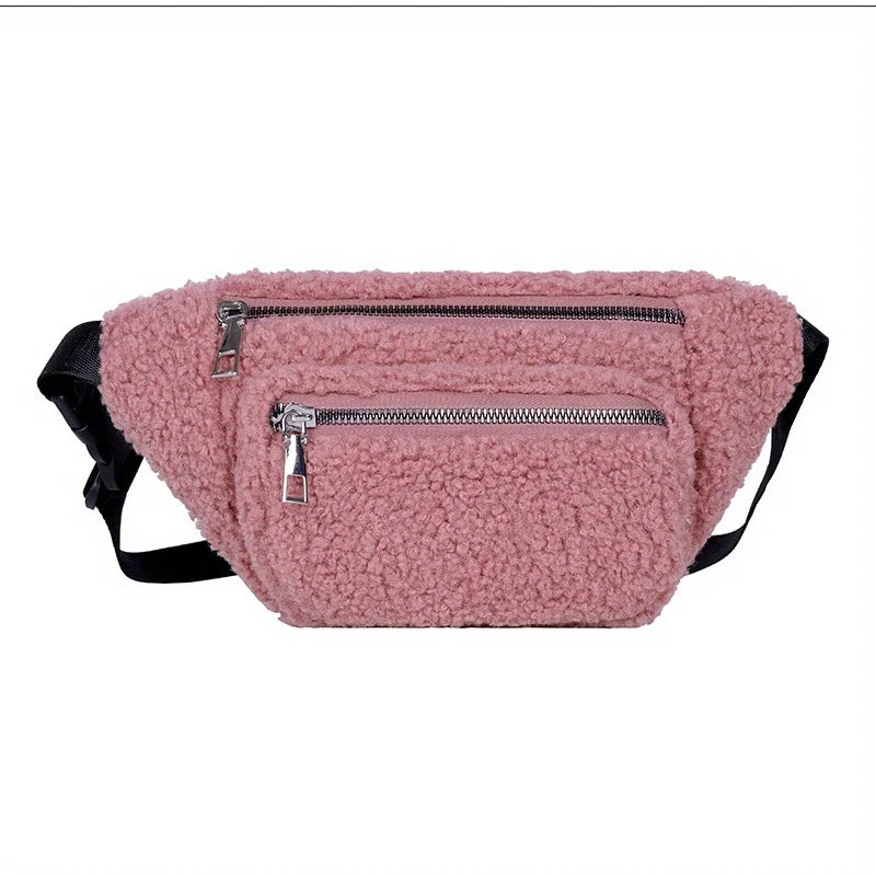 Riñonera de Cintura para Mujer - Bolso Bandolera de Pana Casual