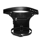 Riñonera Deportiva Táctica de Cuero - Estilo Gótico, Multiusos