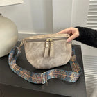 Riñonera Deportiva Mujer - Bolso Cintura Piel Sintética Unicolor